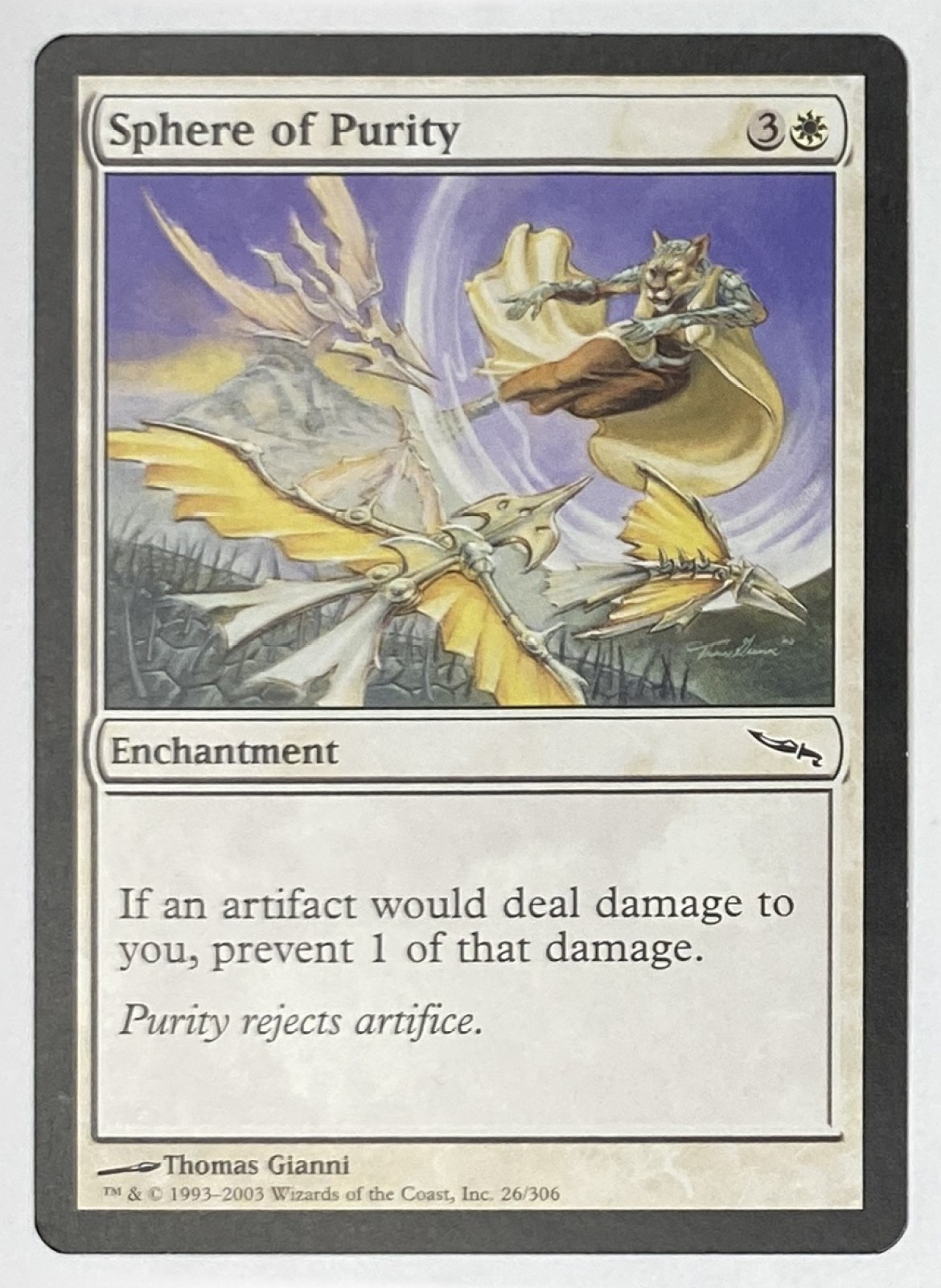 2003 Magic: The Gathering Mirrodin Sphere of Purity #26/306 Common front
