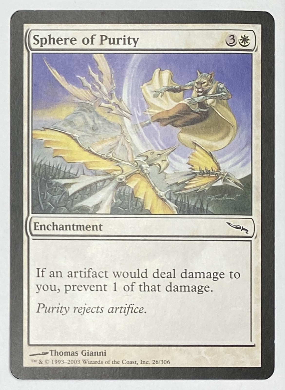 2003 Magic: The Gathering Mirrodin Sphere of Purity #26/306 Common front