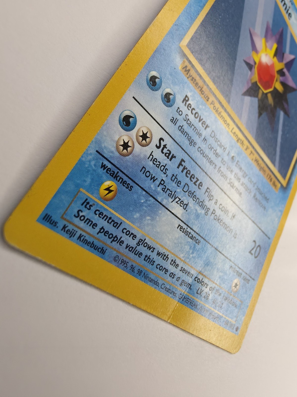Starmie front, angled close-up