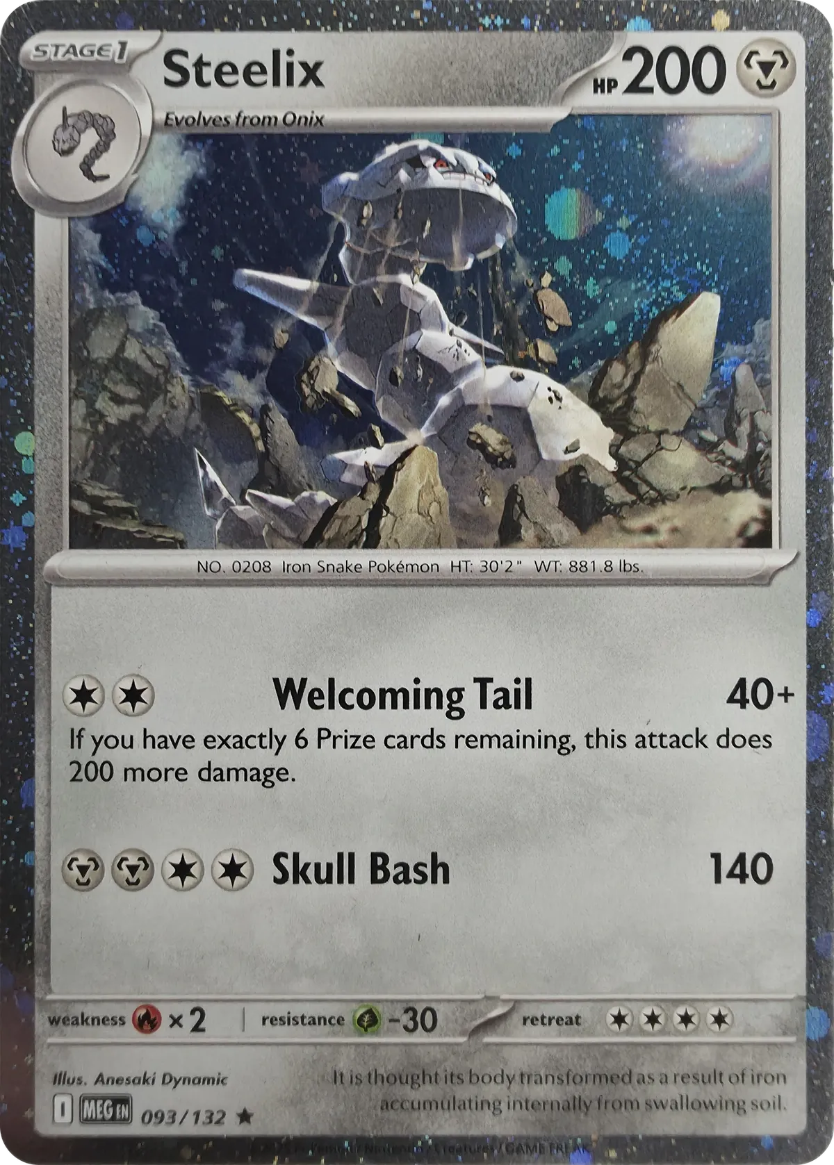 Steelix #093/132, front