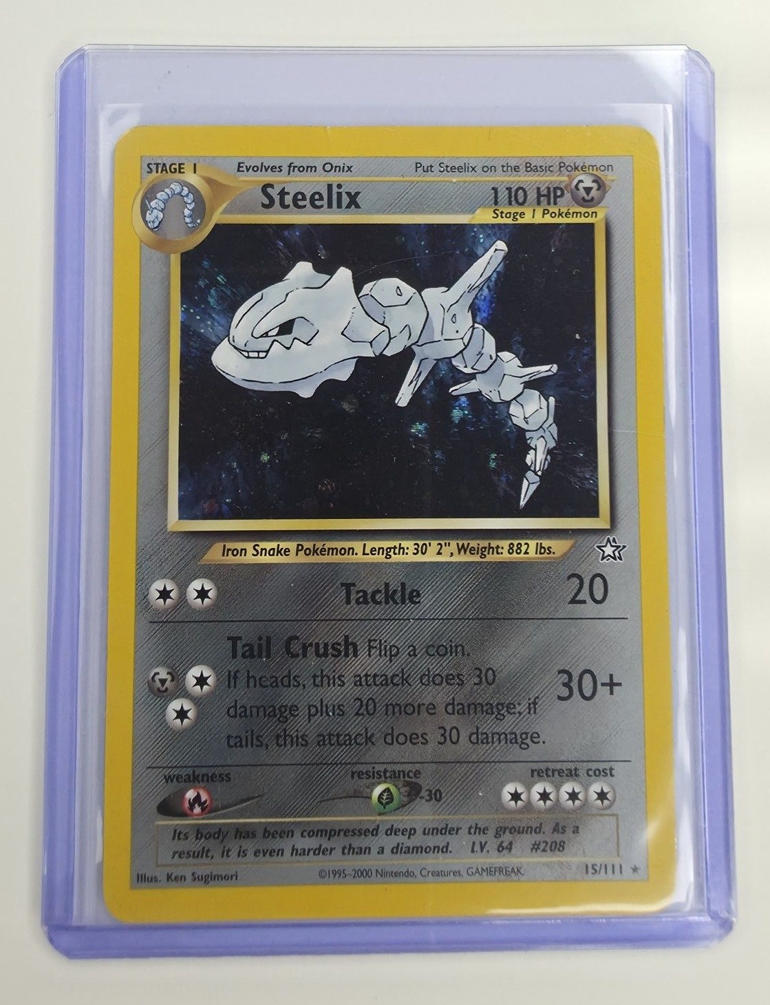 Steelix sleeved front
