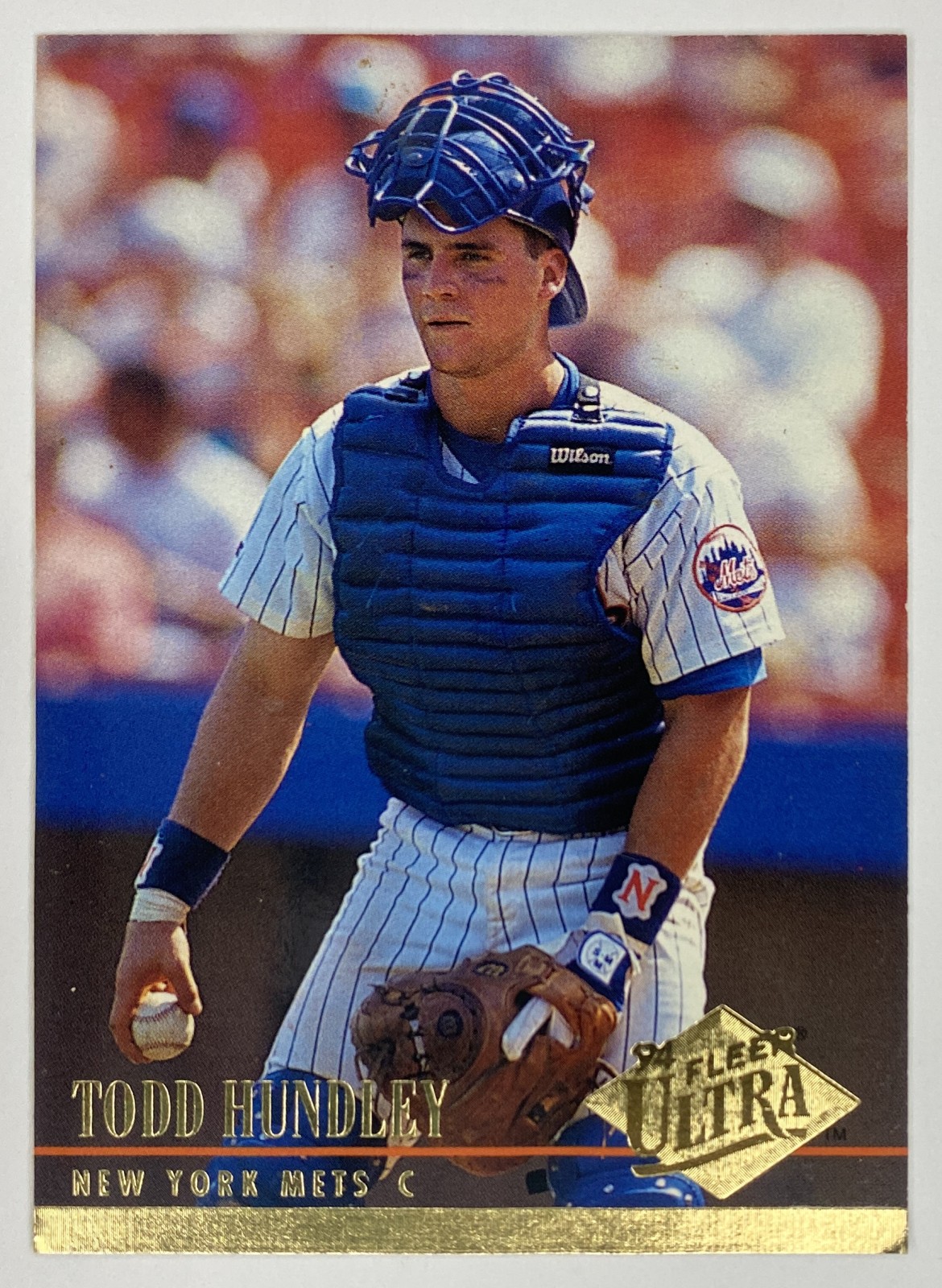 1994 Fleer Ultra Todd Hundley #237 New York Mets front