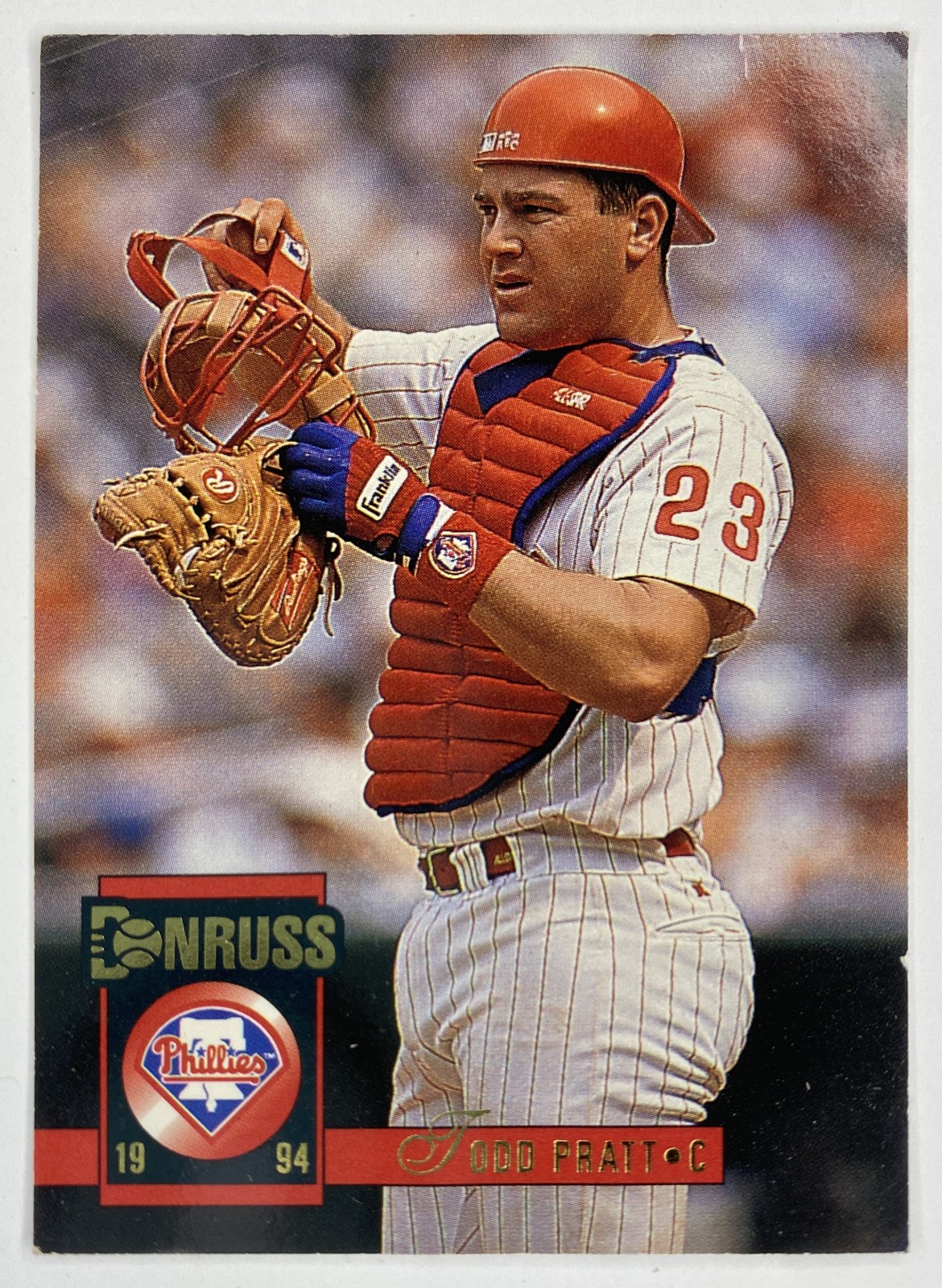 1994 Donruss Todd Pratt #188 Philadelphia Phillies front