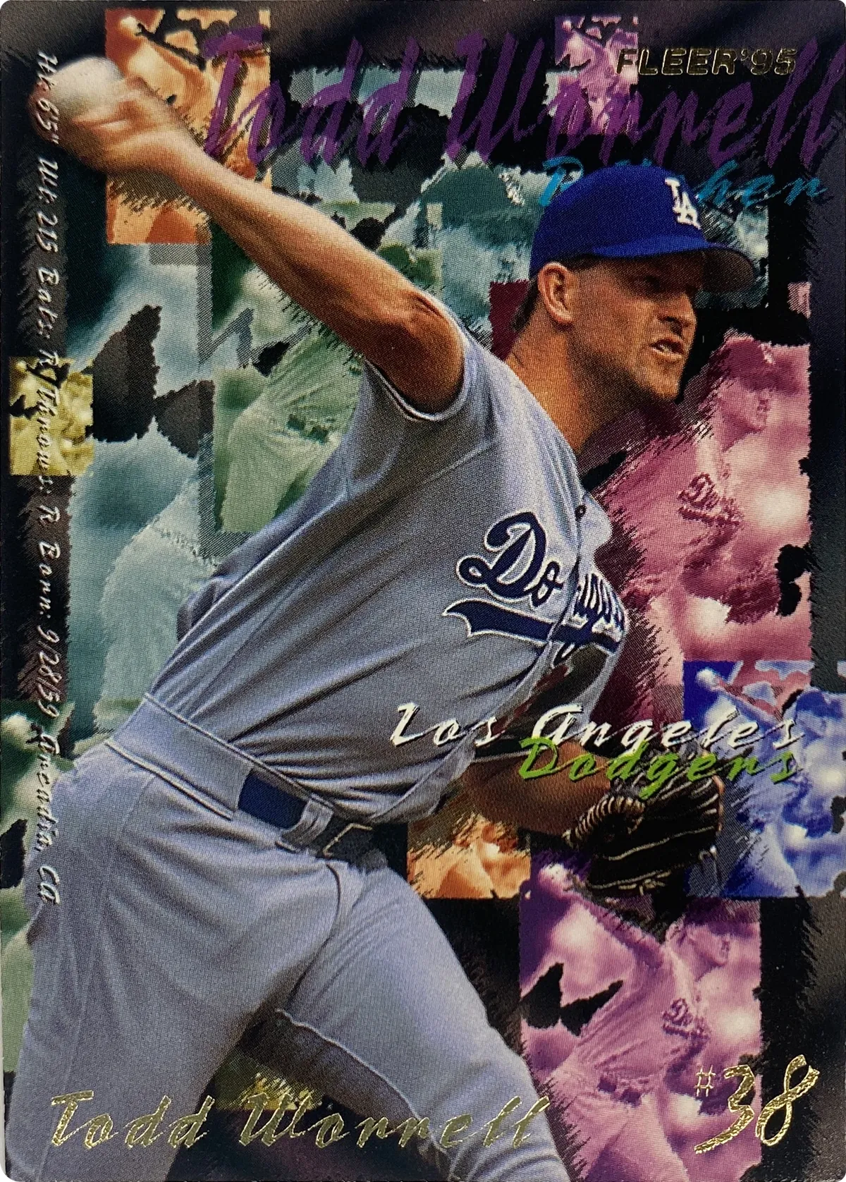 Todd Worrell #552, front