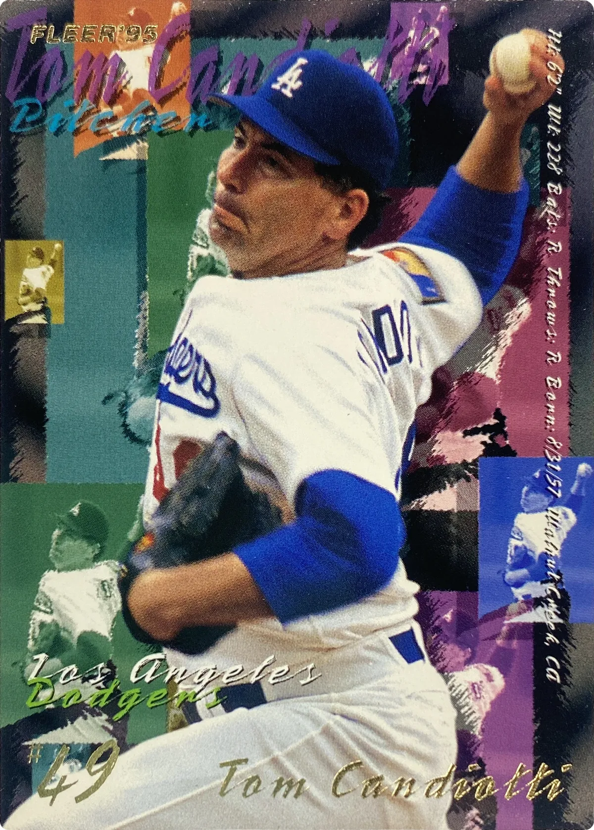 Tom Candiotti #536, front