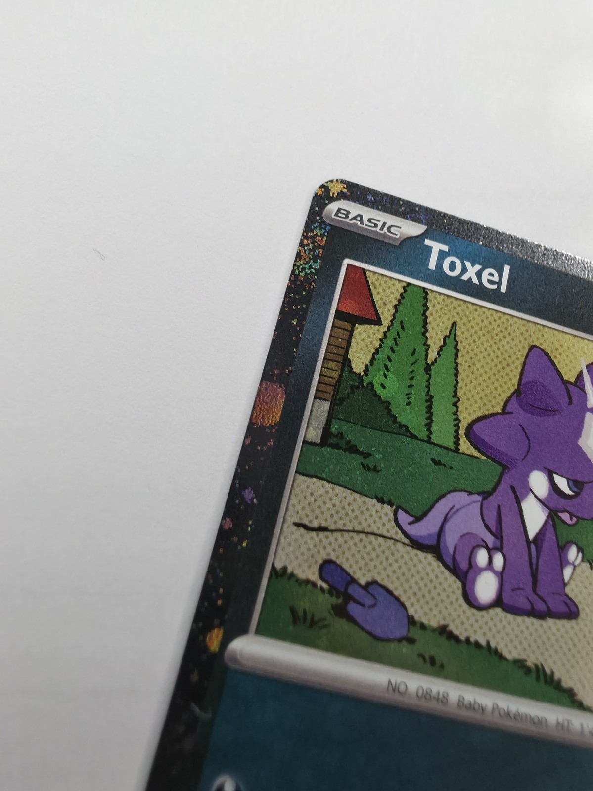 2026 Pokemon Black Star Promo Toxel #078 Cosmos Holo photo 6