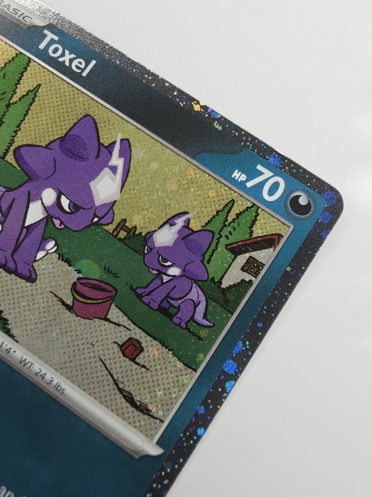 2026 Pokemon Black Star Promo Toxel #078 Cosmos Holo photo 5
