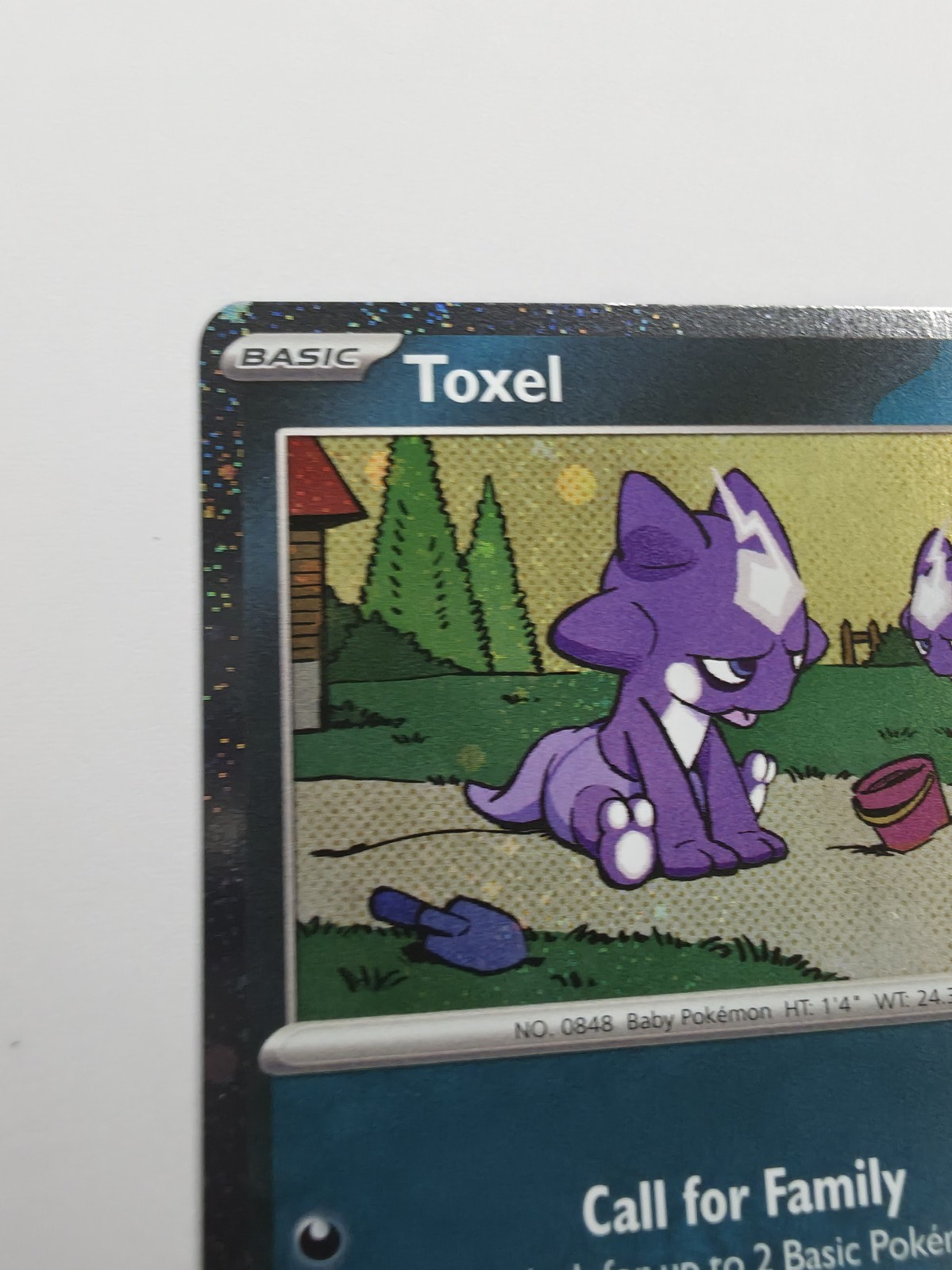 2026 Pokemon Black Star Promo Toxel #078 Cosmos Holo photo 6