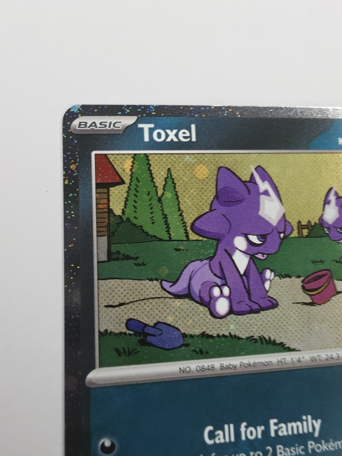2026 Pokemon Black Star Promo Toxel #078 Cosmos Holo photo 7