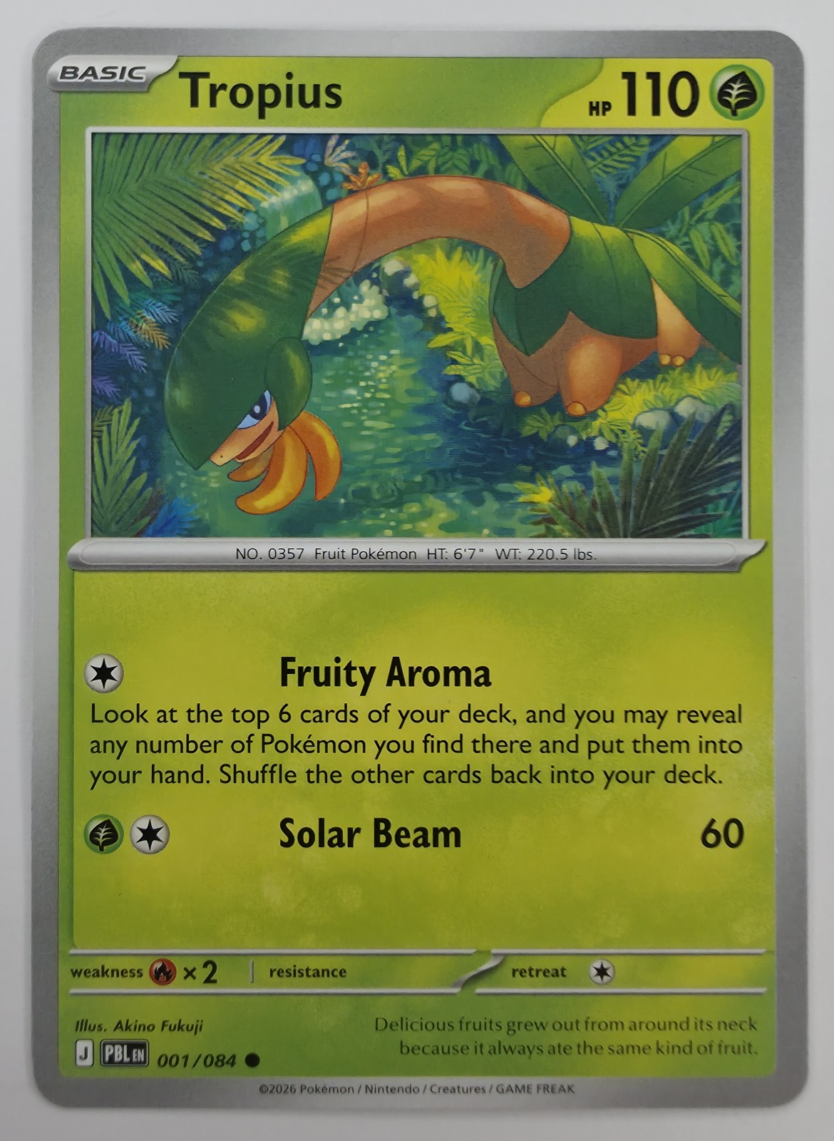 Tropius front