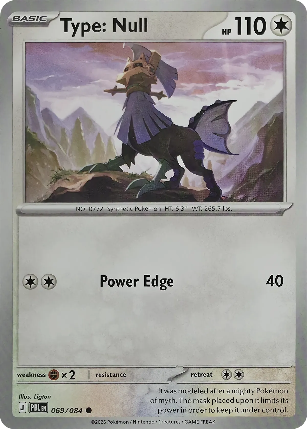 Type: Null #069/084, front