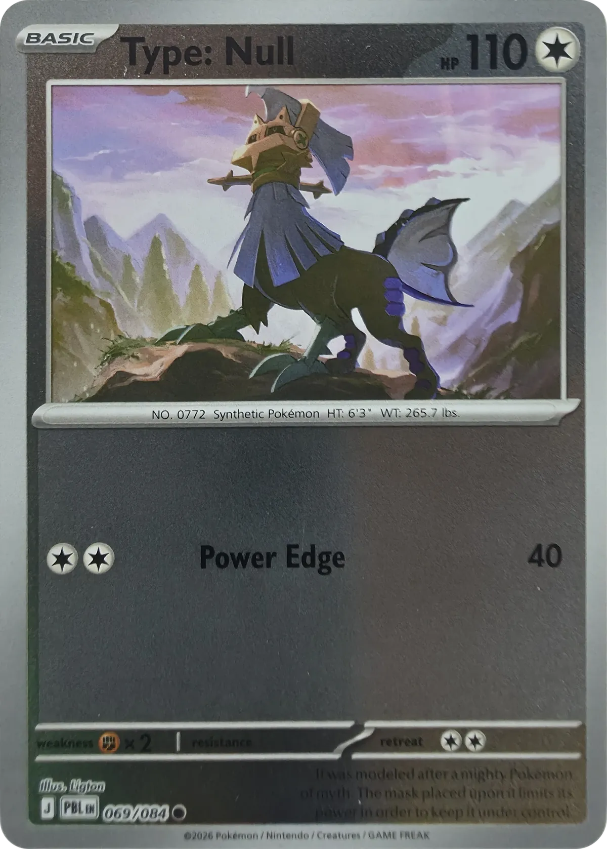 Type: Null #069/084, front