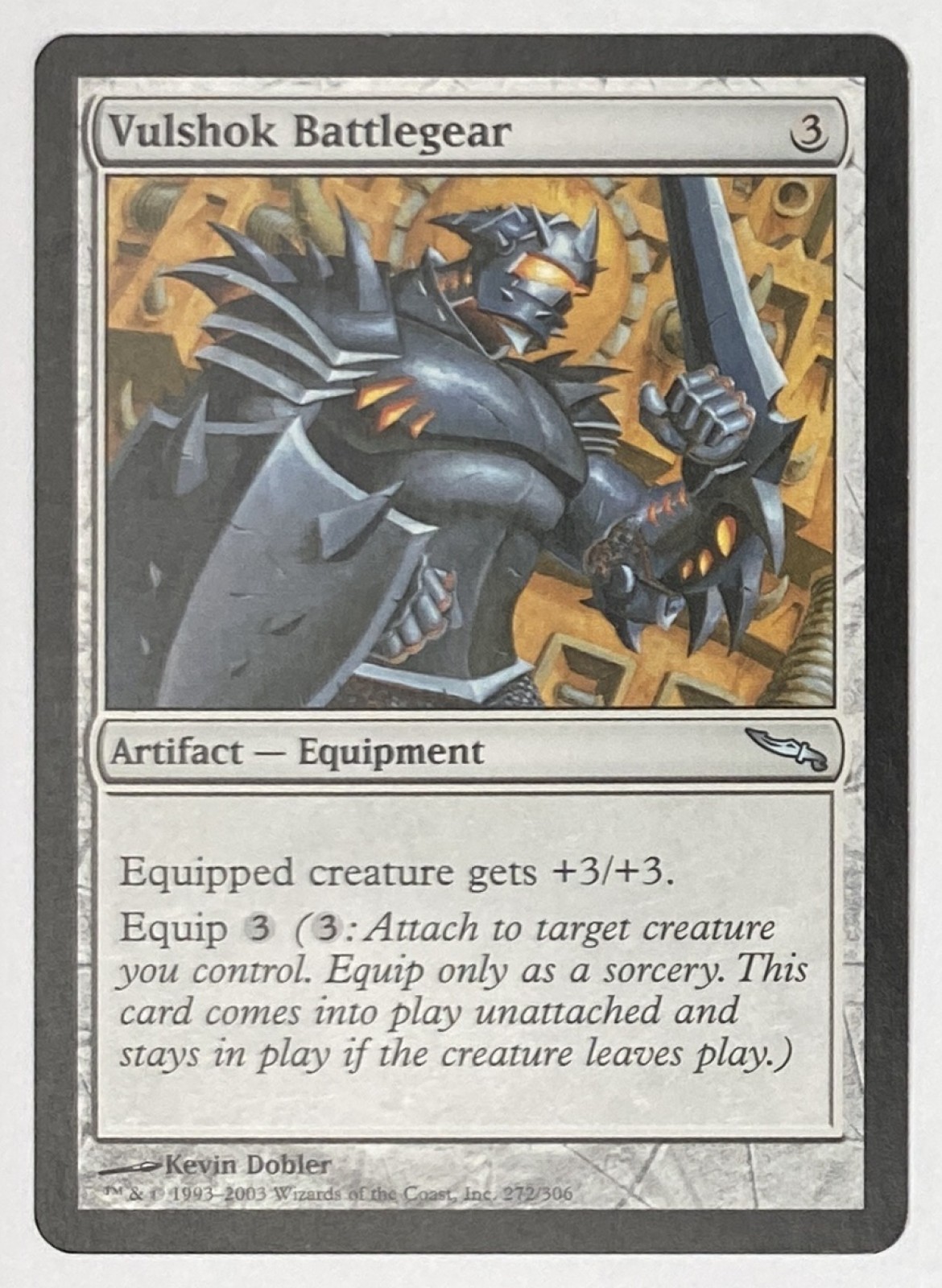 2003 Magic: The Gathering Mirrodin Vulshok Battlegear #272/306 Uncommon front