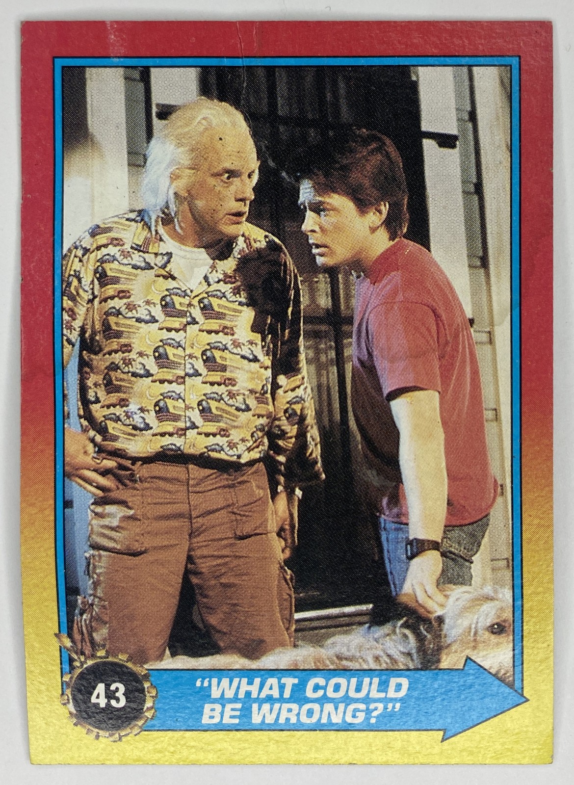 1989 Topps Back to the Future Part II "What Could Be Wrong?" #43 front