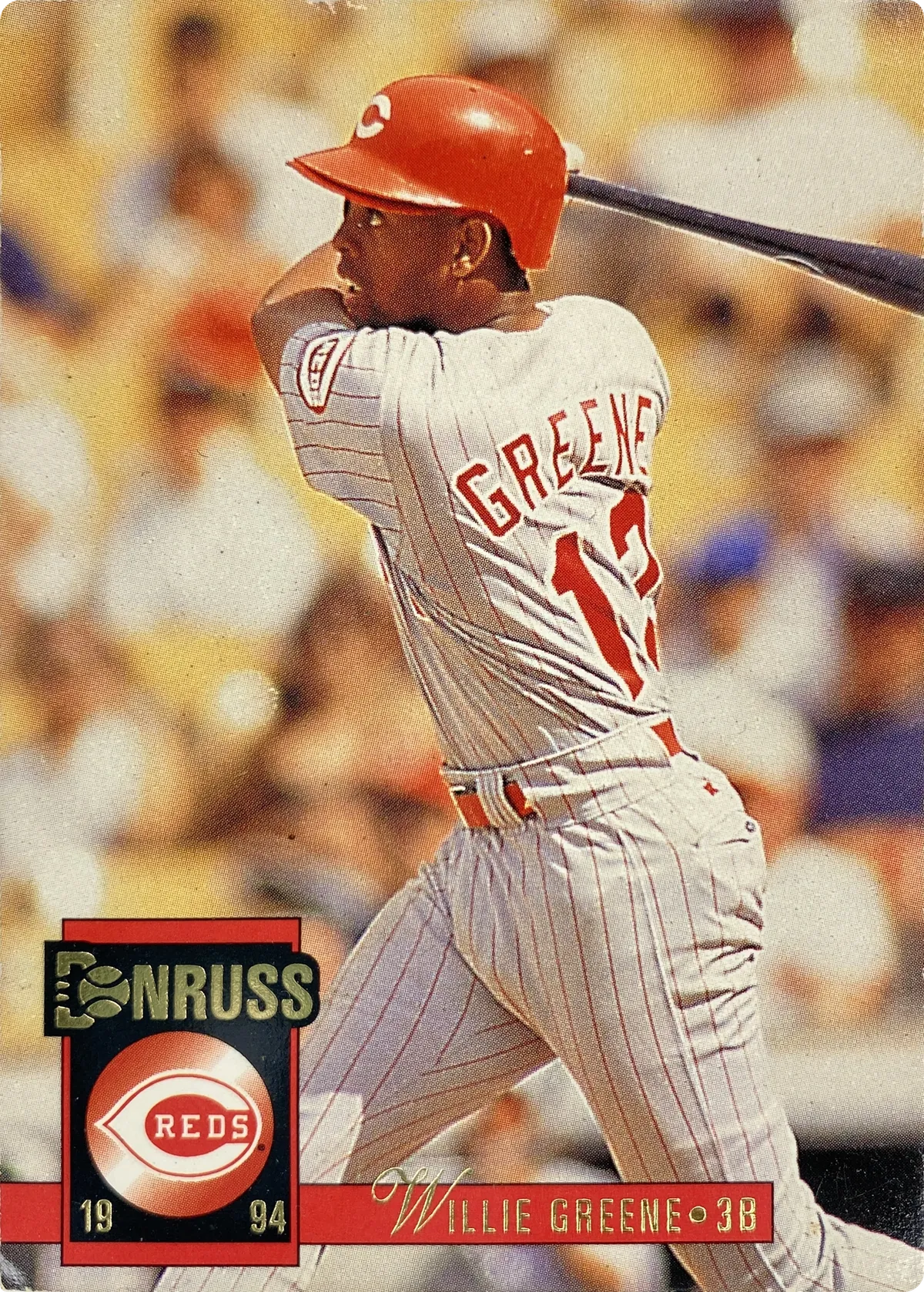 Willie Greene #539, front